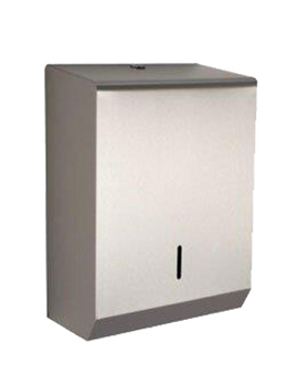 C/Fold Hand Towel Dispenser Polished Stainless Steel